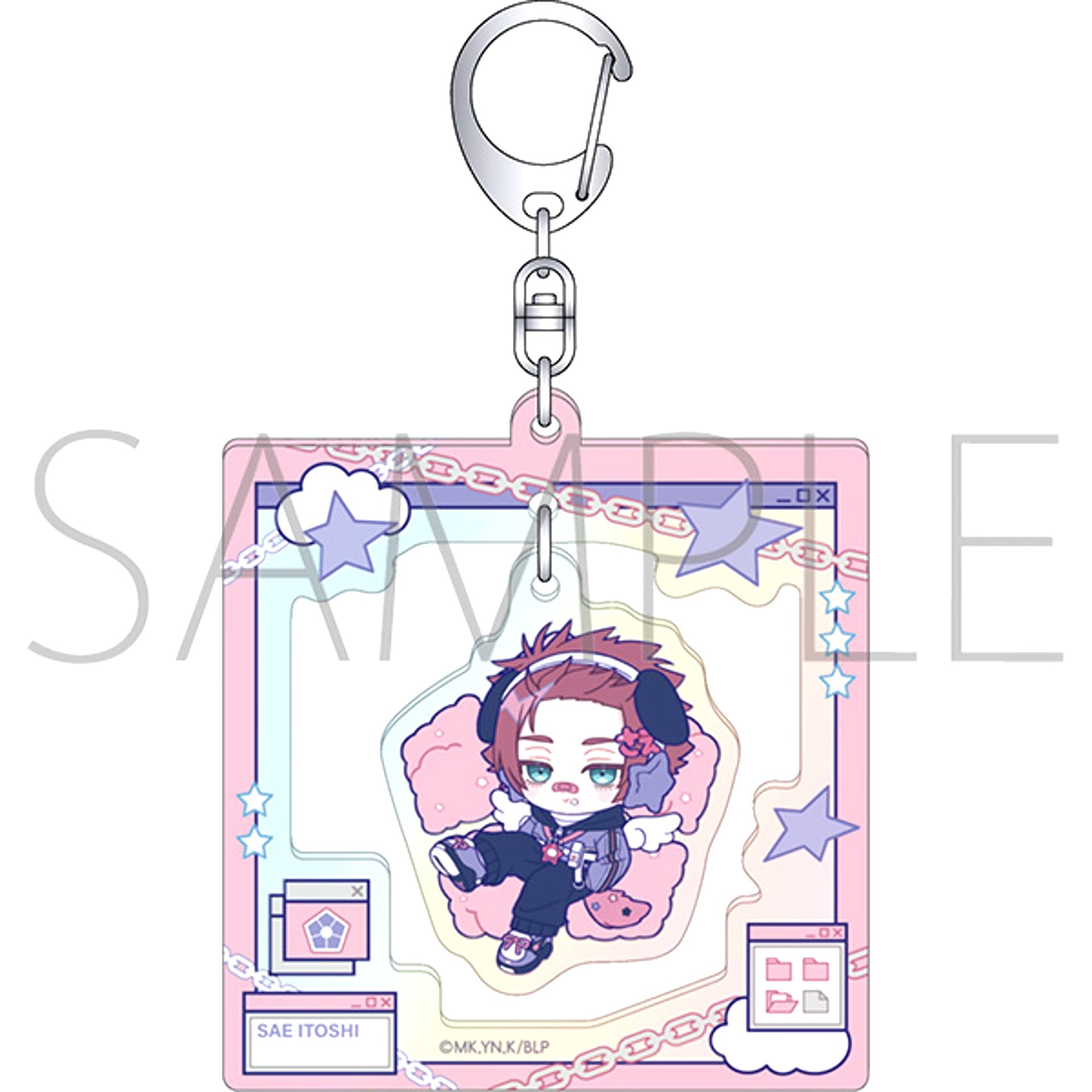 Blue Lock Season 2 Yurayura Acrylic Keychain / Sae Itoshi Pastel Pop Vol.3 [NEW]