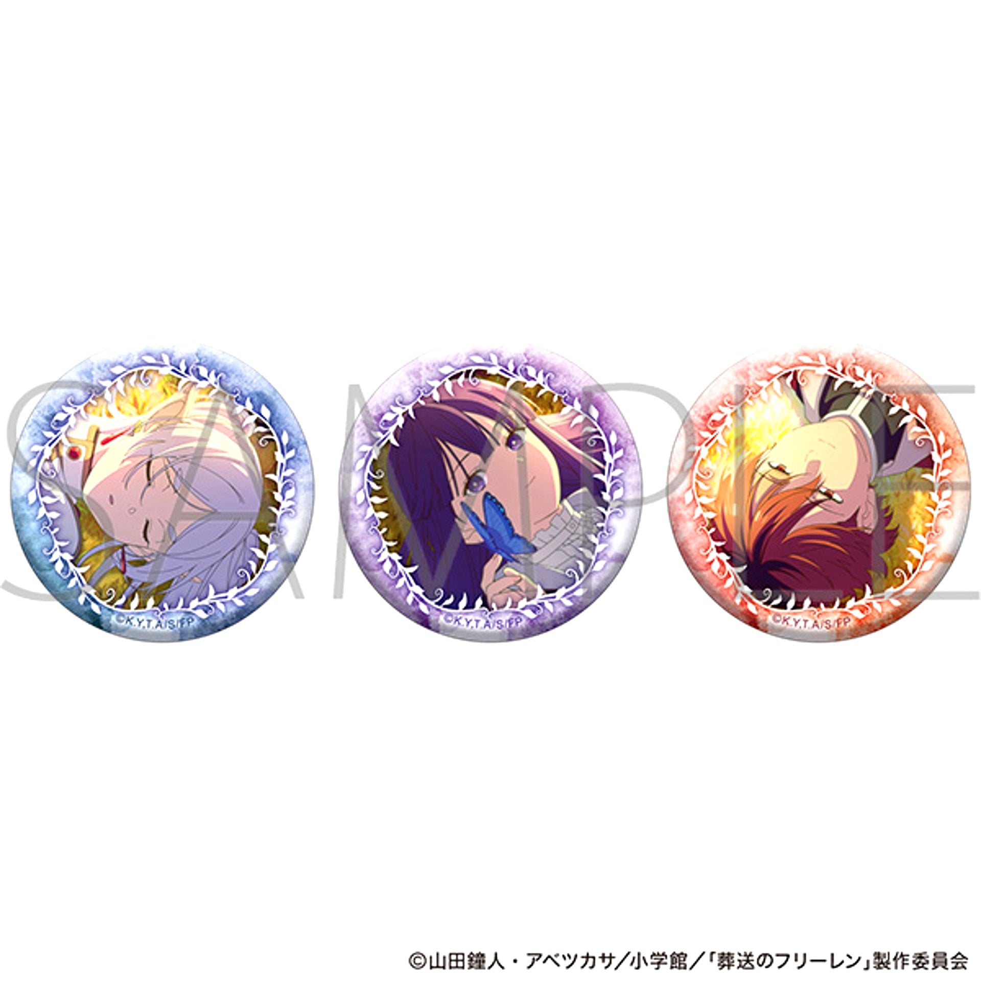 Frieren: Beyond Journey's End Can Badge Set (3 Pieces) (New Party) [NEW]
