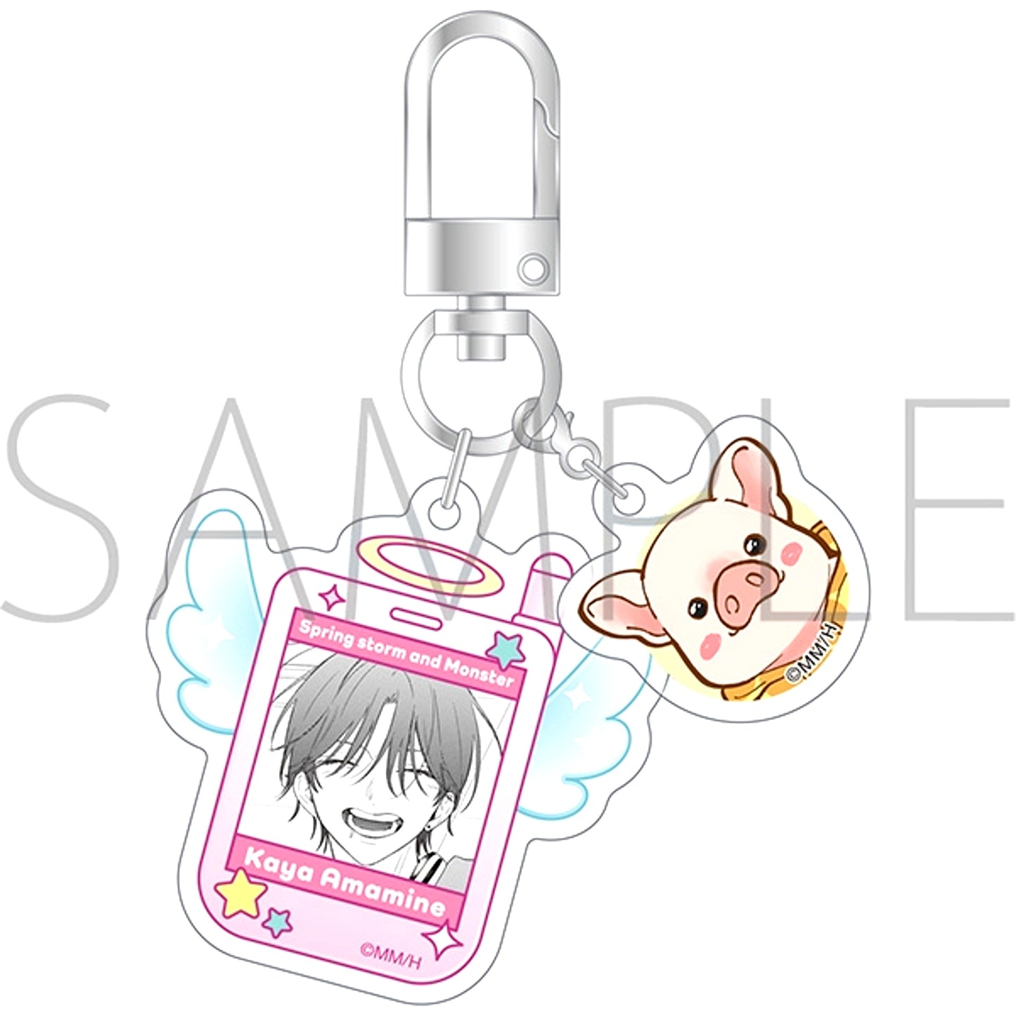 Haru no Arashi to Monster Flip Phone Style Keychain / Angel [NEW]