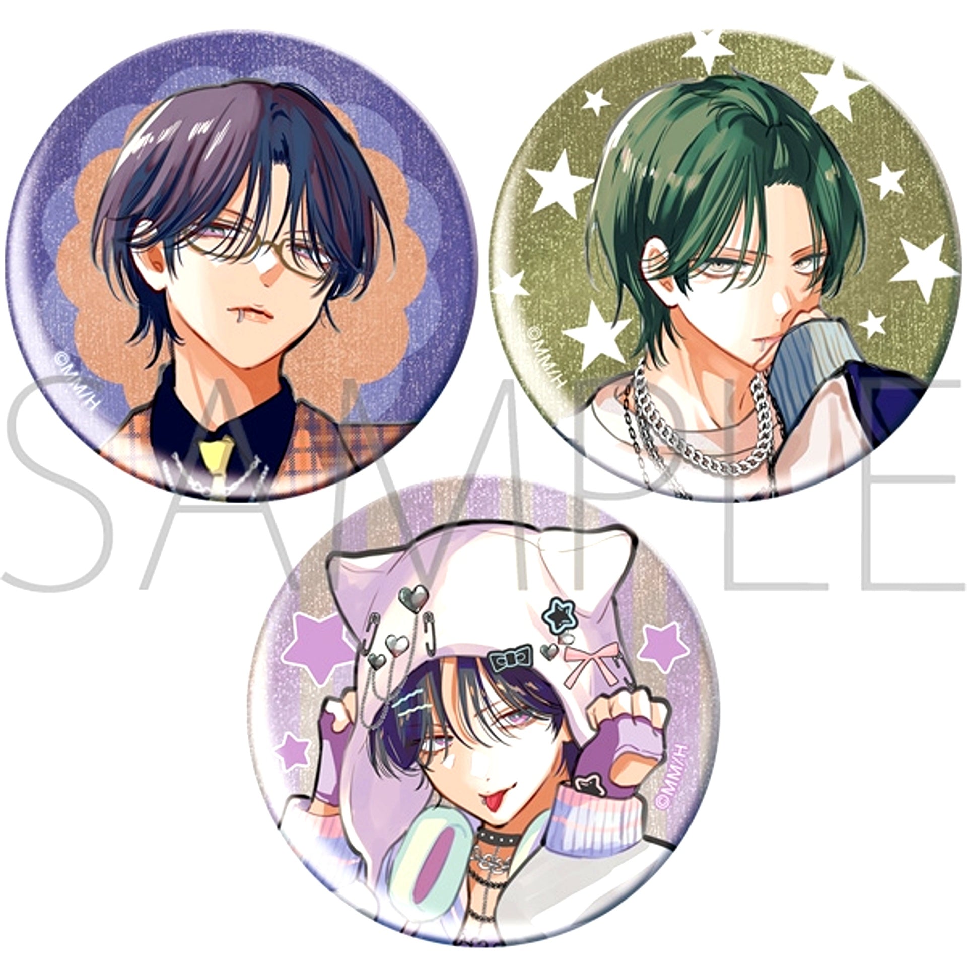 Spring Storm and Monster Can Badge Set [NEW]