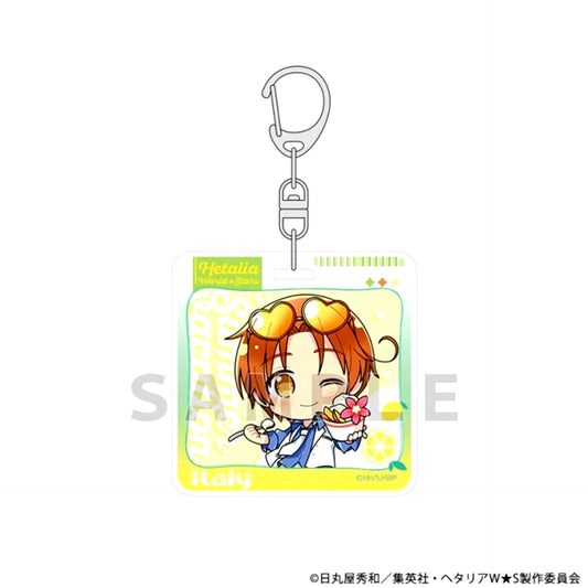 Hetalia World Stars Acrylic Keychain (Italy / Summer Vacation) Goods - Keychain [NEW]