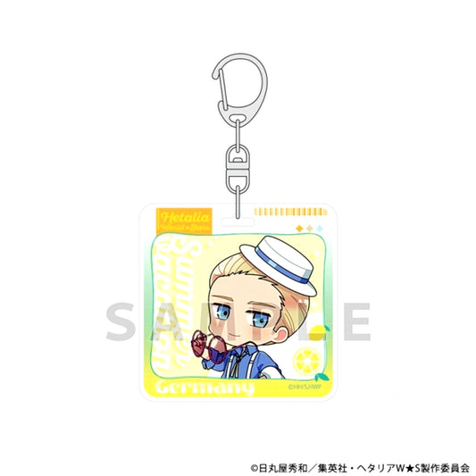 Hetalia World Stars Acrylic Keychain (Germany / Summer Vacation) Goods - Keychain [NEW]