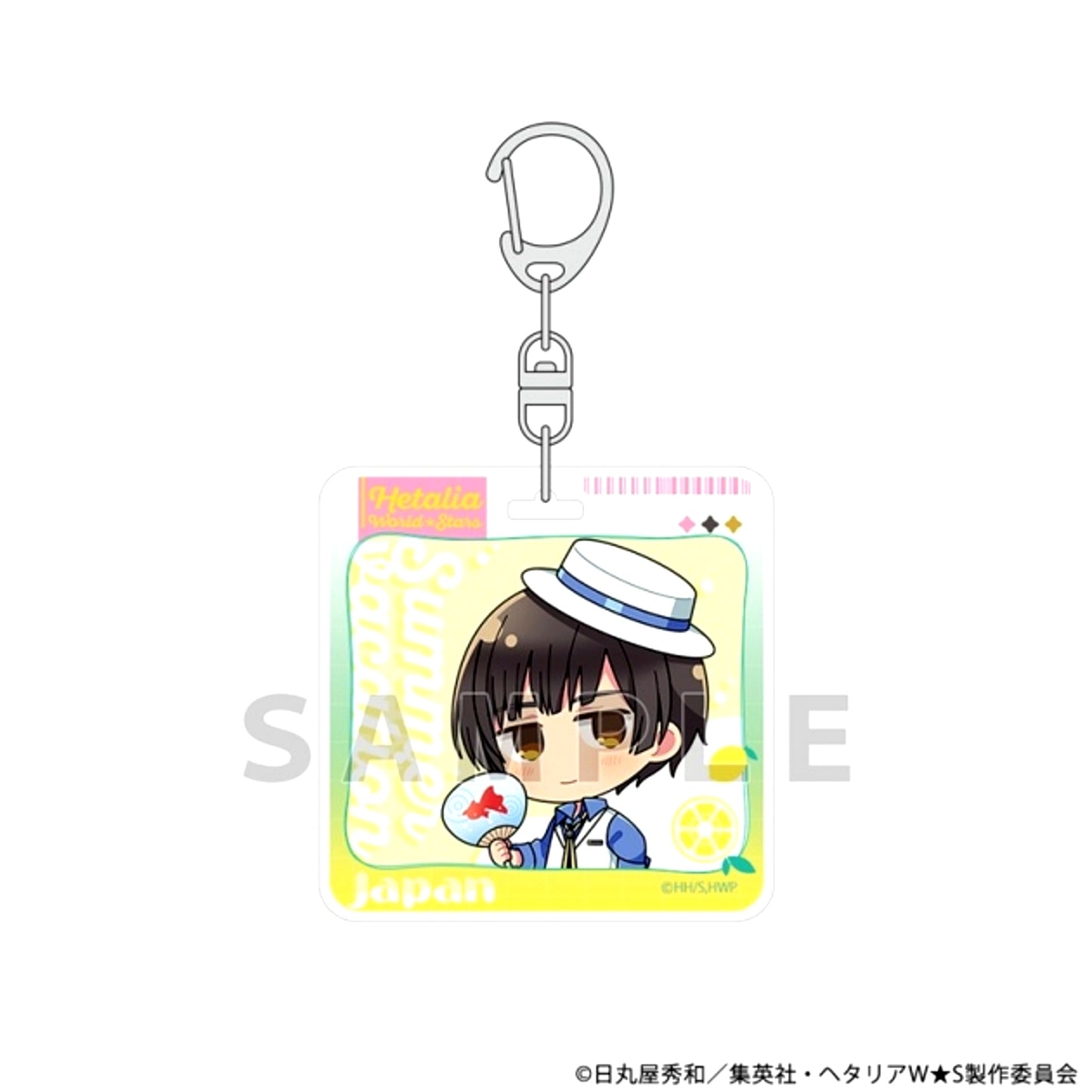 Hetalia World Stars Acrylic Keychain (Japan / Summer Vacation) Goods - Keychain [NEW]
