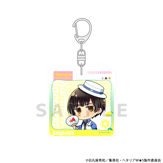 Hetalia World Stars Acrylic Keychain (Japan / Summer Vacation) Goods - Keychain [NEW]