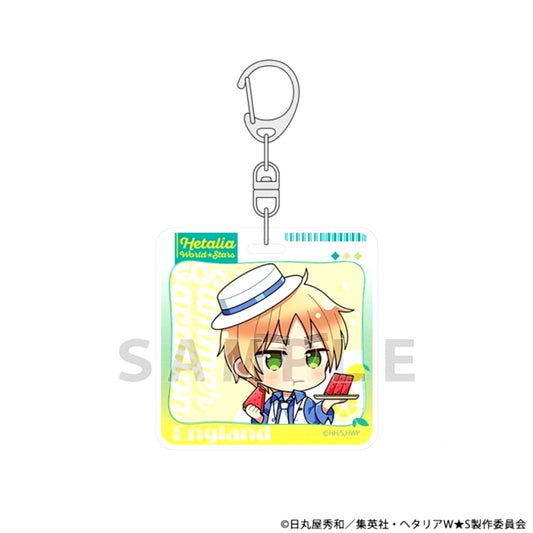 Hetalia World Stars Acrylic Keychain (United Kingdom / Summer Vacation) Goods - Keychain [NEW]