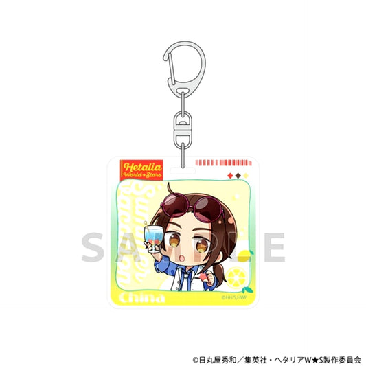 Hetalia World Stars Acrylic Keychain (China / Summer Vacation) Goods - Keychain [NEW]