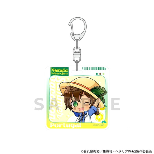 Hetalia World Stars Acrylic Keychain (Portugal / Summer Vacation) Goods - Keychain [NEW]