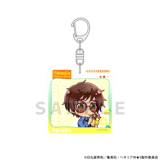 Hetalia World Stars Acrylic Keychain (Spain / Summer Vacation) Goods - Keychain [NEW]