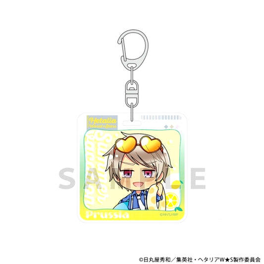 Hetalia World Stars Acrylic Keychain (Prussia / Summer Vacation) Goods - Keychain [NEW]
