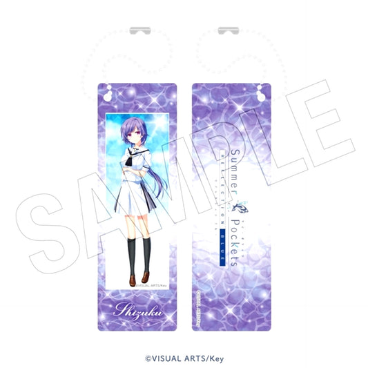 Summer Pockets REFLECTION BLUE <Water Play> Photo Gray Keychain (Shizuku Mizuori) [NEW]