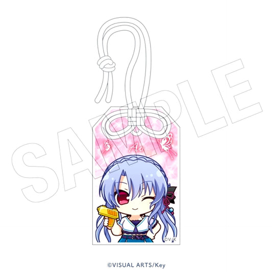 Summer Pockets REFLECTION BLUE [Water Play] Acrylic Omamori Charm (Ao Sorakado) [NEW]