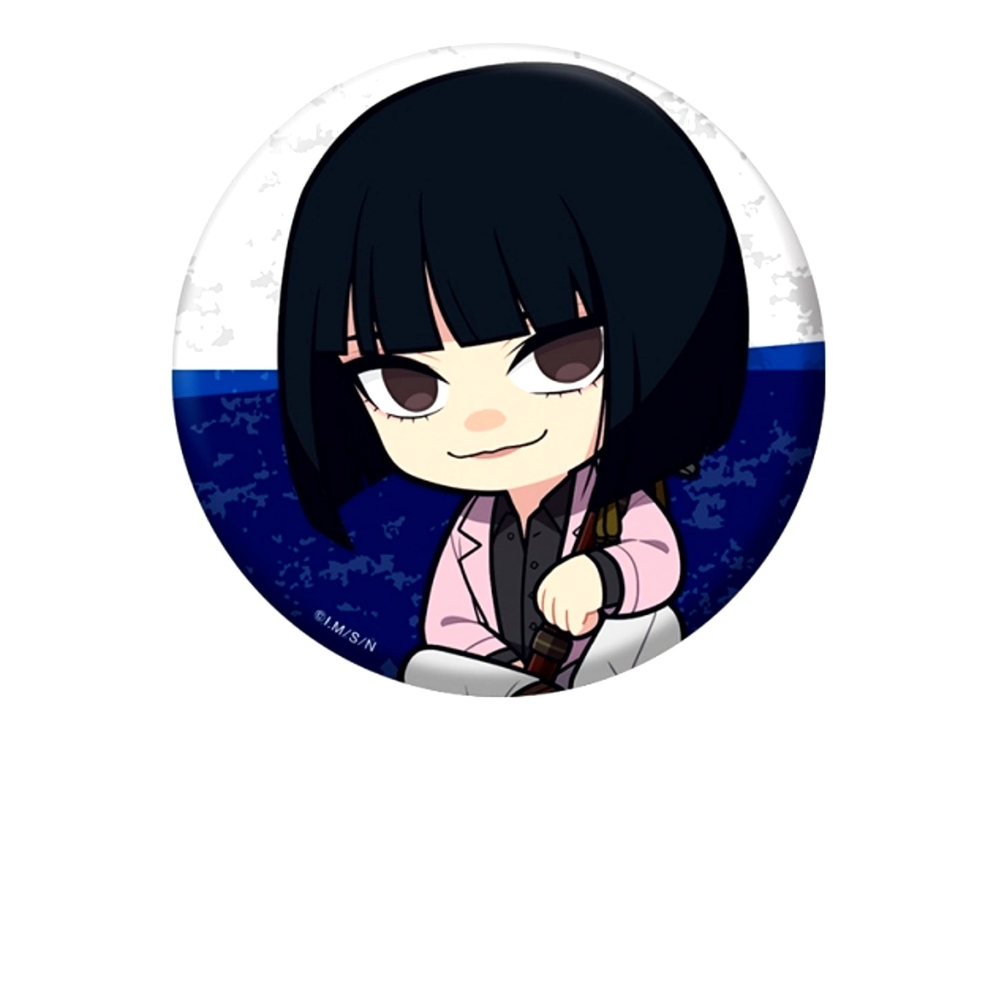 TV Anime Nihon Sangoku Petanko Can Badge Yoshitsune Asama (Age 17) [NEW]