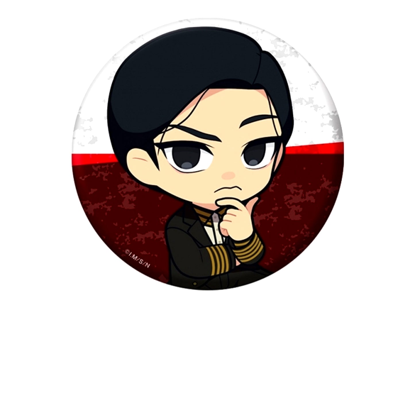 TV Anime Nihon Sangoku Petanko Can Badge Misumi Aoki [NEW]