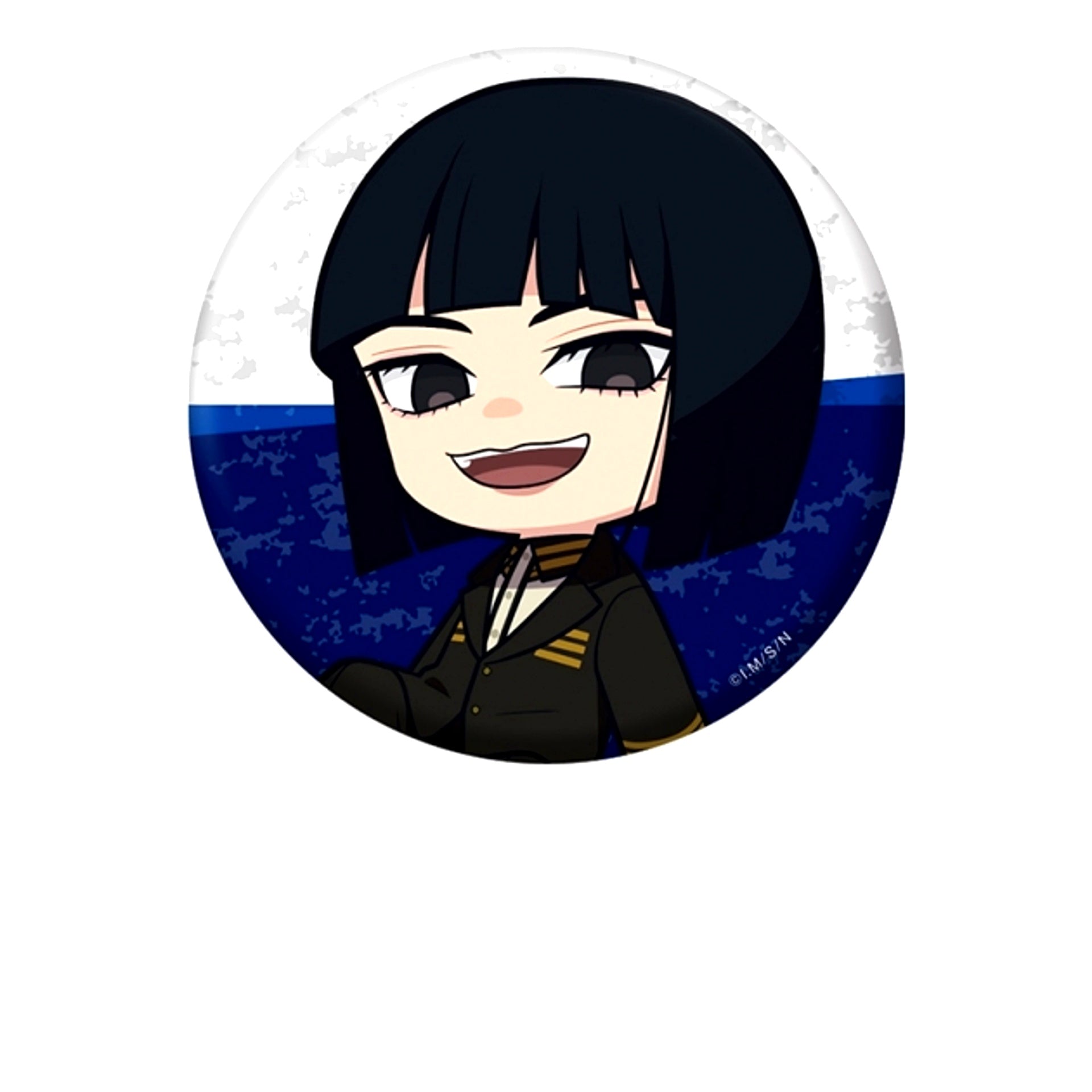 TV Anime Nihon Sangoku Petanko Can Badge Yoshitsune Asama [NEW]