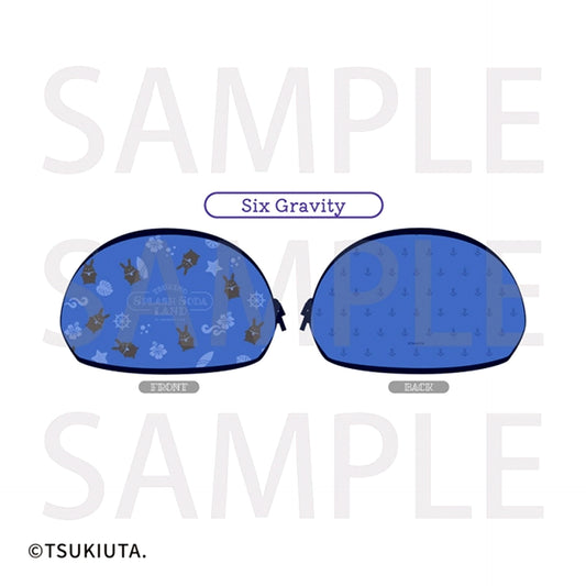 TSUKINO SPLASH SODA LAND Shell Clear Pouch Six Gravity (Animate Cafe) [NEW]