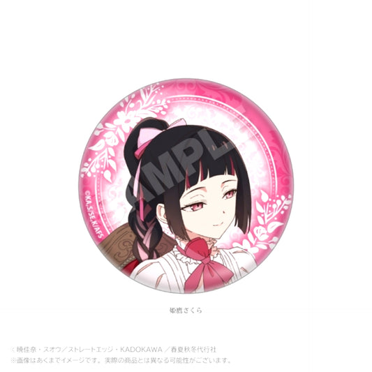 TV Anime "The Agents of the Four Seasons: Dance of Spring" Can Badge Tea Party ver. Himetaka Sakura (Reissue) [NEW]