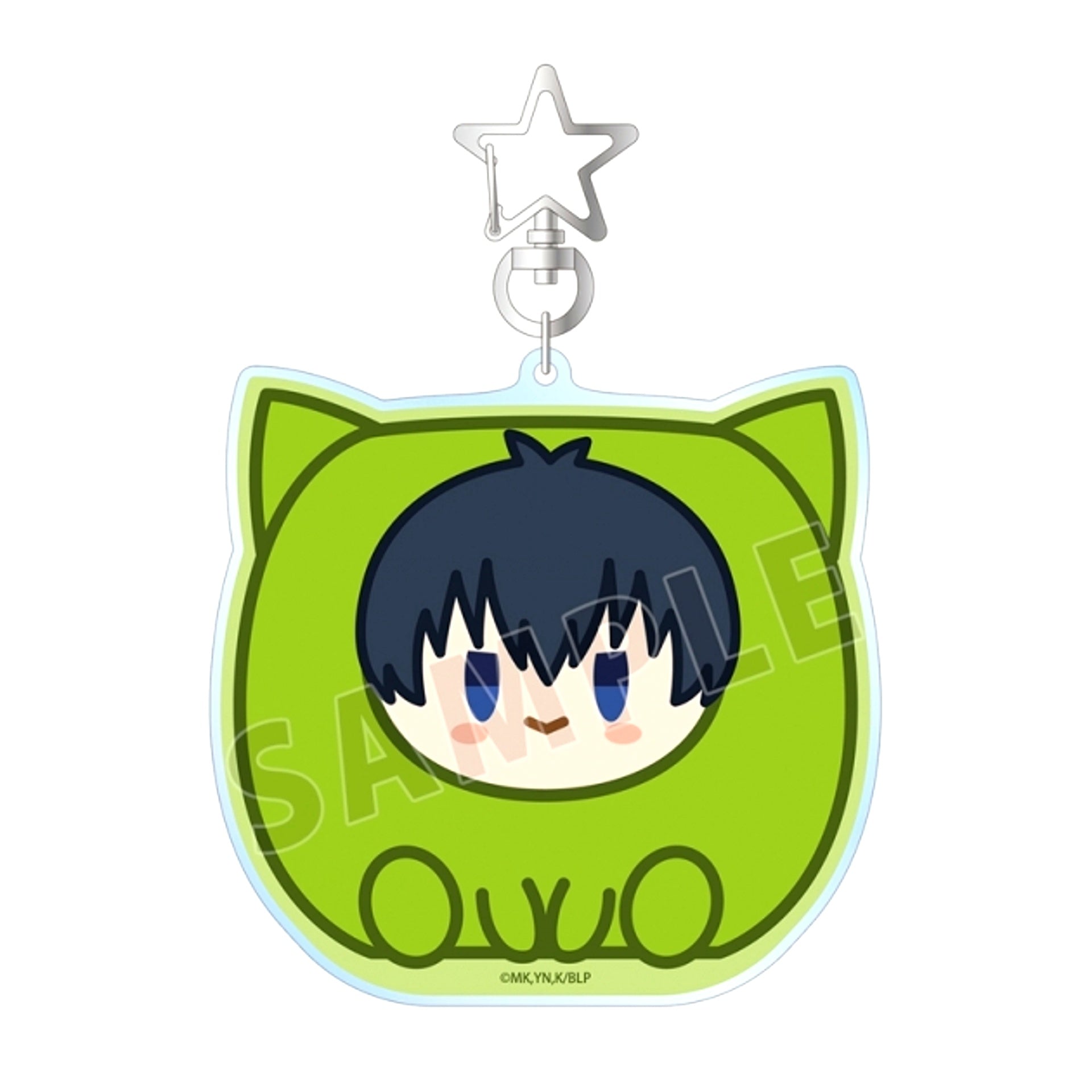 TV Anime "Blue Lock" Isagi Yoichi Kemokyubu BIG Acrylic Keychain [NEW]