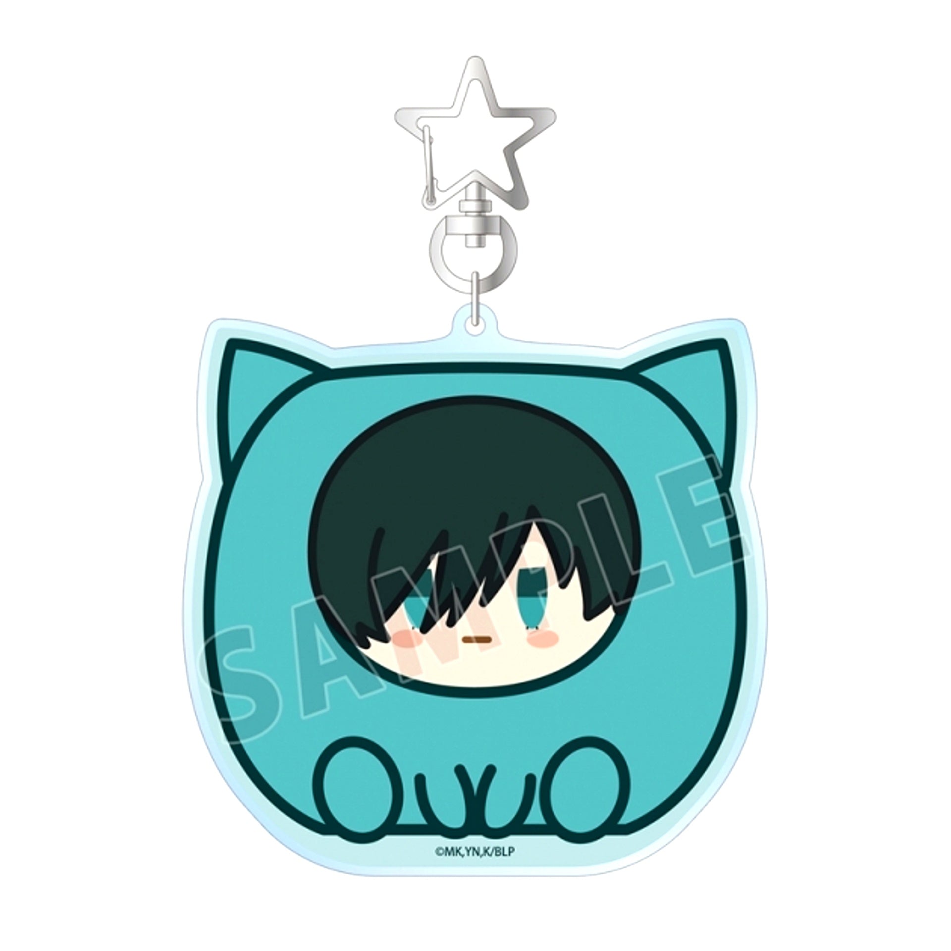 TV Anime "Blue Lock" Itoshi Rin Kemokyubu BIG Acrylic Keychain [NEW]