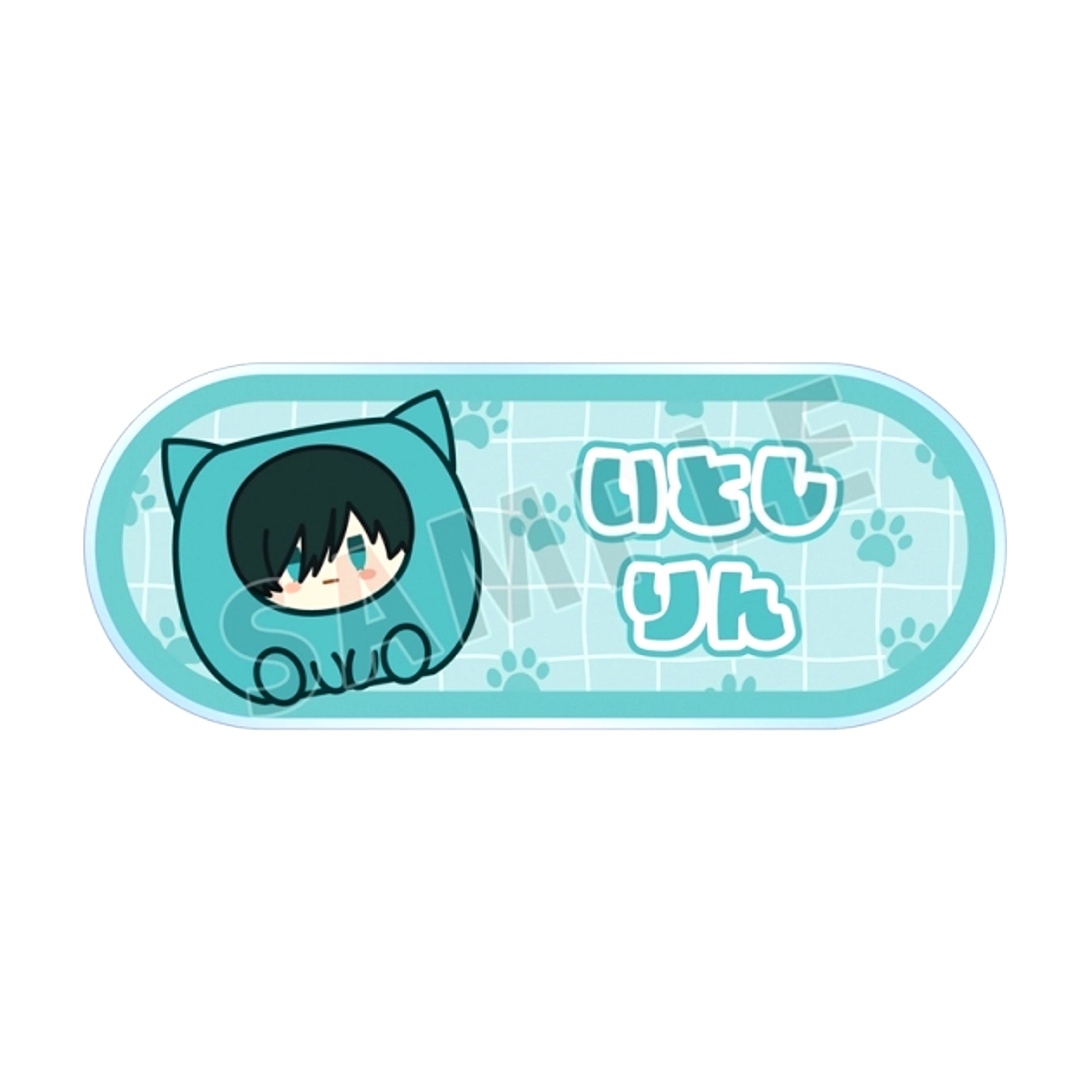 TV Anime "BLUELOCK" Itoshi Rin Kemo Cube Acrylic Name Plate [NEW]