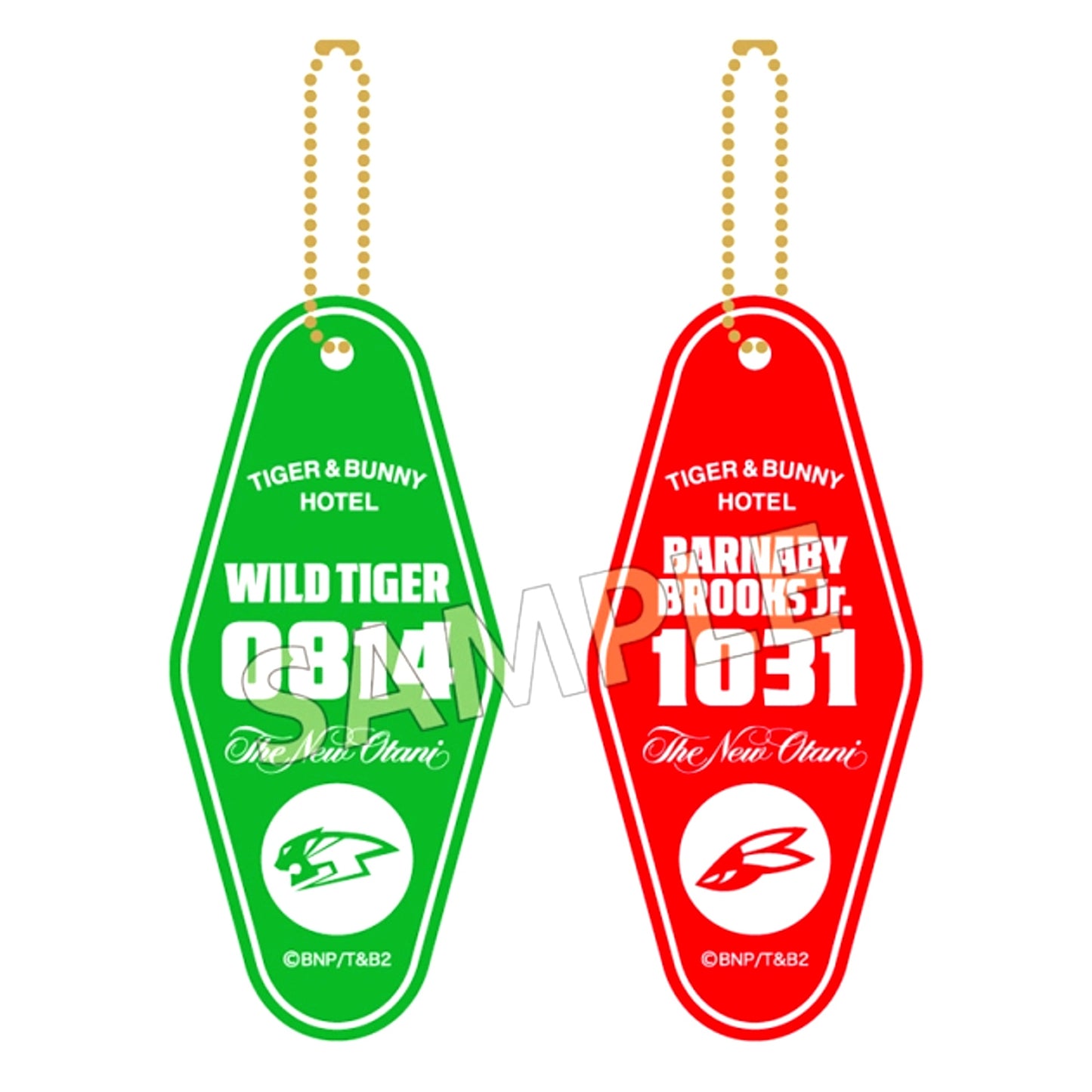 TIGER & BUNNY Hotel Collaboration Part 4 Hotel Keychain Set Goods - Keychain [NEW]