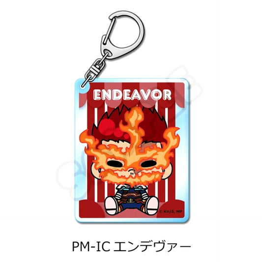 Anime My Hero Academia POTEmocho Part 6 Acrylic Keychain PM-IC(Endevor) Goods - Keychain [NEW]