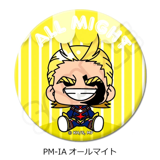 Anime My Hero Academia POTEmocho Part 6 Circular Button (57mm) PM-IA(All Might) Goods - Badge [NEW]