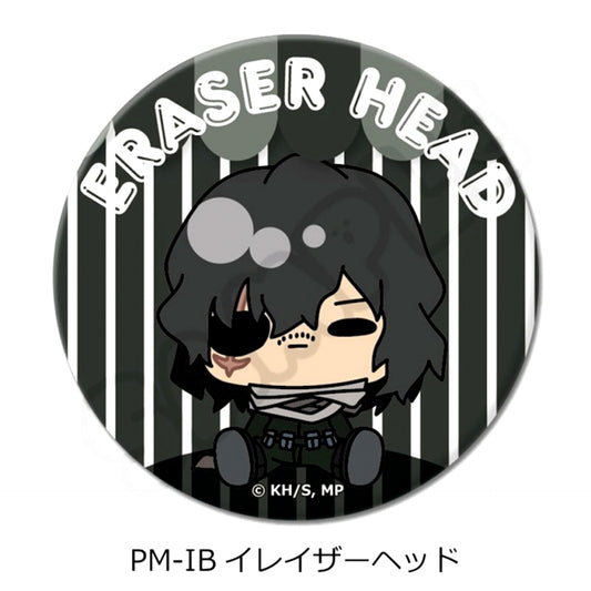 Anime My Hero Academia POTEmocho Part 6 Circular Button (57mm) PM-IB(Eraser Head) Goods - Badge [NEW]