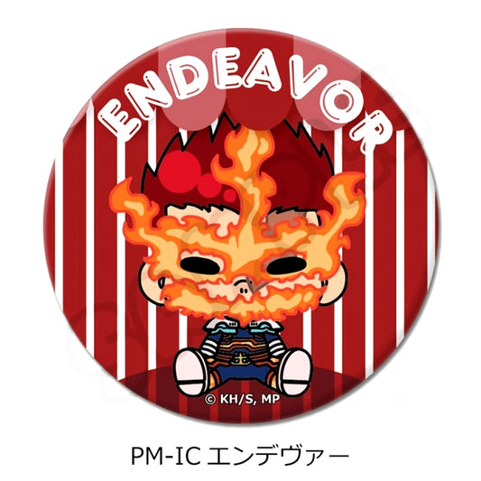 Anime My Hero Academia POTEmocho Part 6 Circular Button (57mm) PM-IC(Endeavor) Goods - Badge [NEW]
