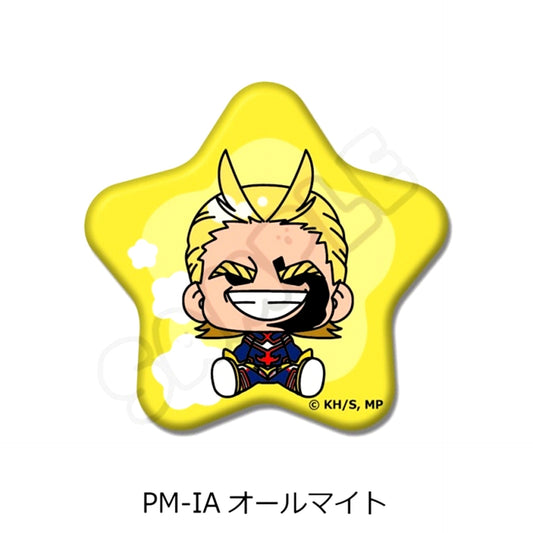 Anime My Hero Academia POTEmocho Part 6 Star-Shaped Button PM-IA(All Might) Goods - Bache [NEW]