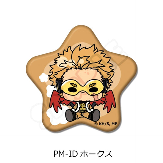 Anime My Hero Academia POTEmocho Part 6 Star-Shaped Button PM-ID(Hawks) Goods - Bache [NEW]