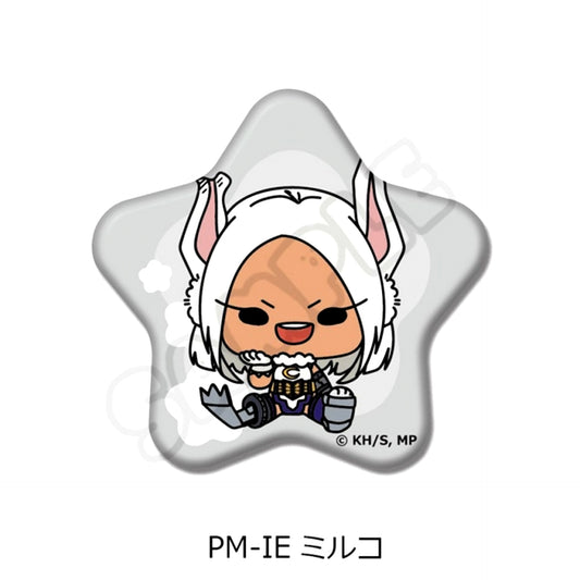 Anime My Hero Academia POTEmocho Part 6 Star-Shaped Button PM-IE(Mirko) Goods - Bache [NEW]