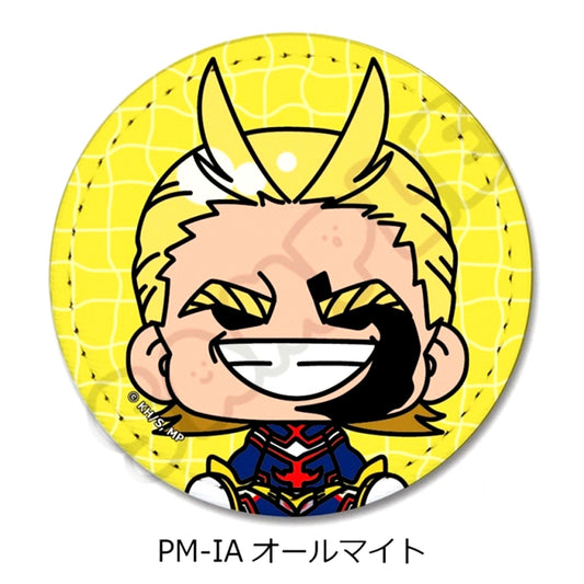 Anime My Hero Academia POTEmocho Part 6 Leather Badge PM-IA(All Might) Goods - Badge [NEW]