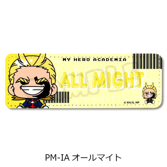 Anime My Hero Academia POTEmocho Part 6 Leather Badge (Long) PM-IA(All Might) Goods - Badge [NEW]