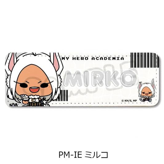 Anime My Hero Academia POTEmocho Part 6 Leather Badge (Long) PM-IE(Mirko) Goods - Bache [NEW]
