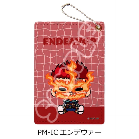 Anime My Hero Academia POTEmocho Part 6 Pass case PM-IC(Endevor) Goods - Pass case [NEW]