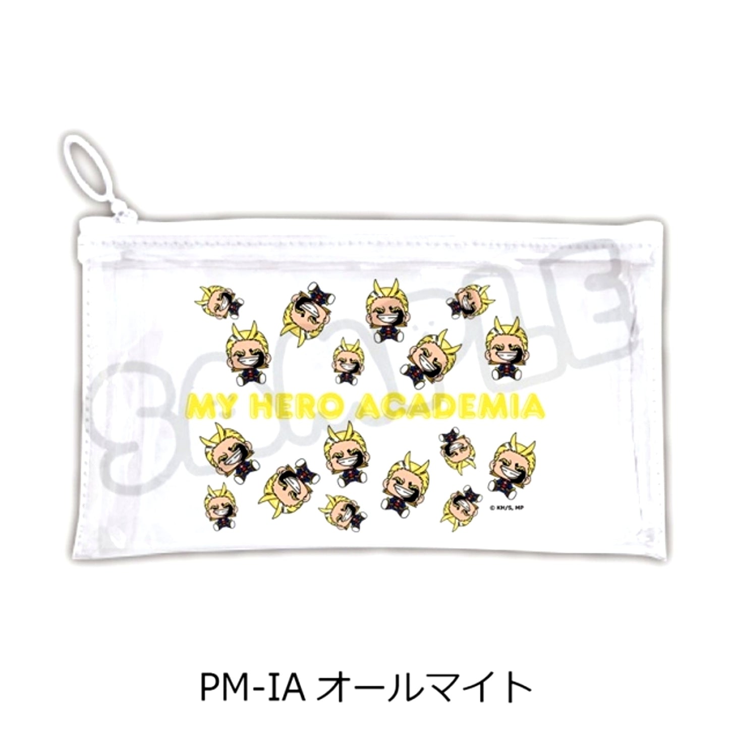 Anime "My Hero Academia" POTEmocho Vol.6 Flat Clear Pouch PM-IA (All Might) [NEW]