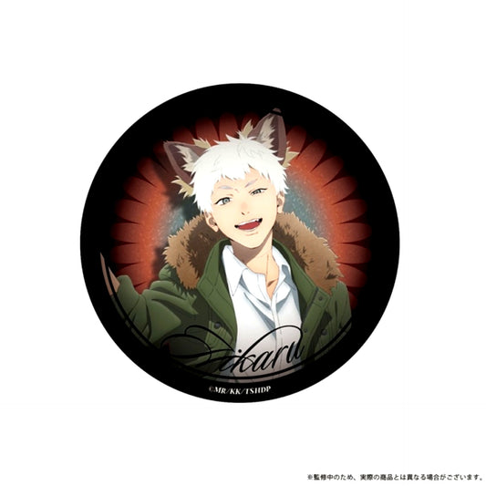 TV Anime The Summer Hikaru Died 75mm Glitter Button Hikaru Spooky Night ver. Goods - Bache [NEW]