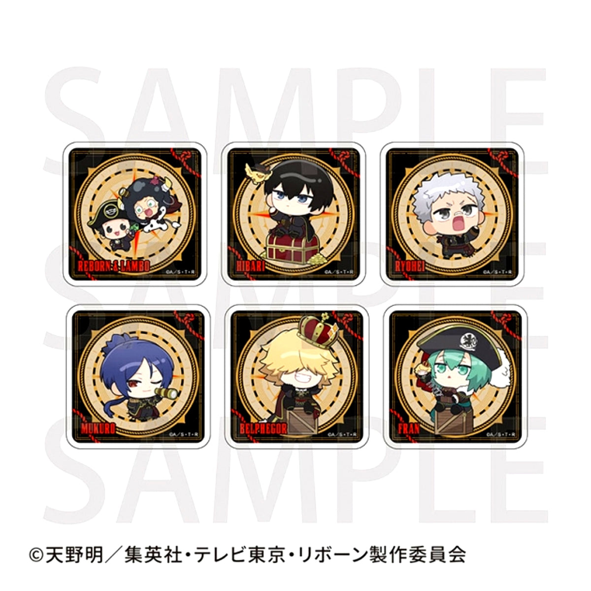 TV Anime Katekyo Hitman Reborn! (Made-to-Order) Trading Acrylic Magnet B (animate Cafe) [NEW]