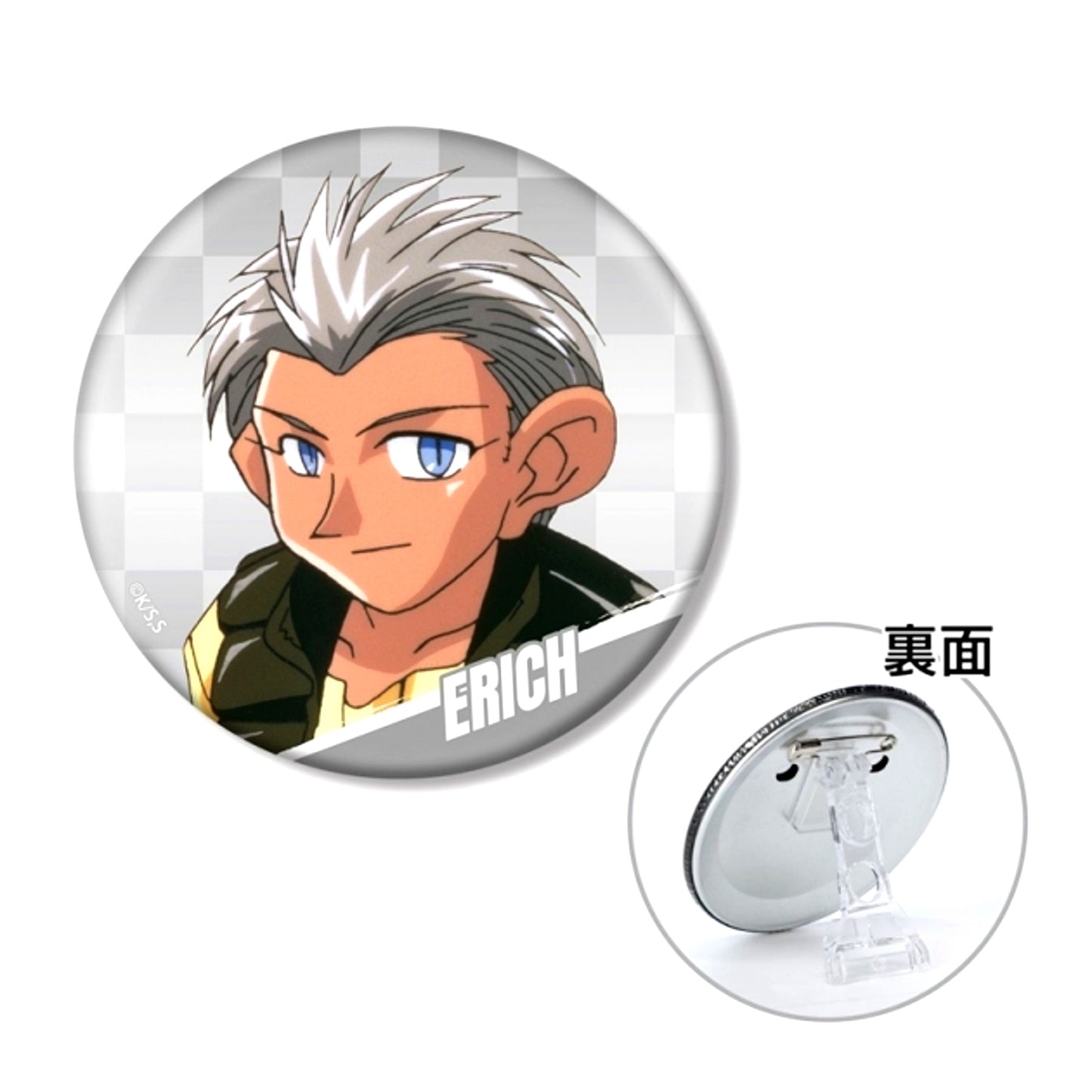 TV Anime Bakusou Kyoudai Let's & Go!! Erich Clemens Ludendorff 3WAY Can Badge [NEW]