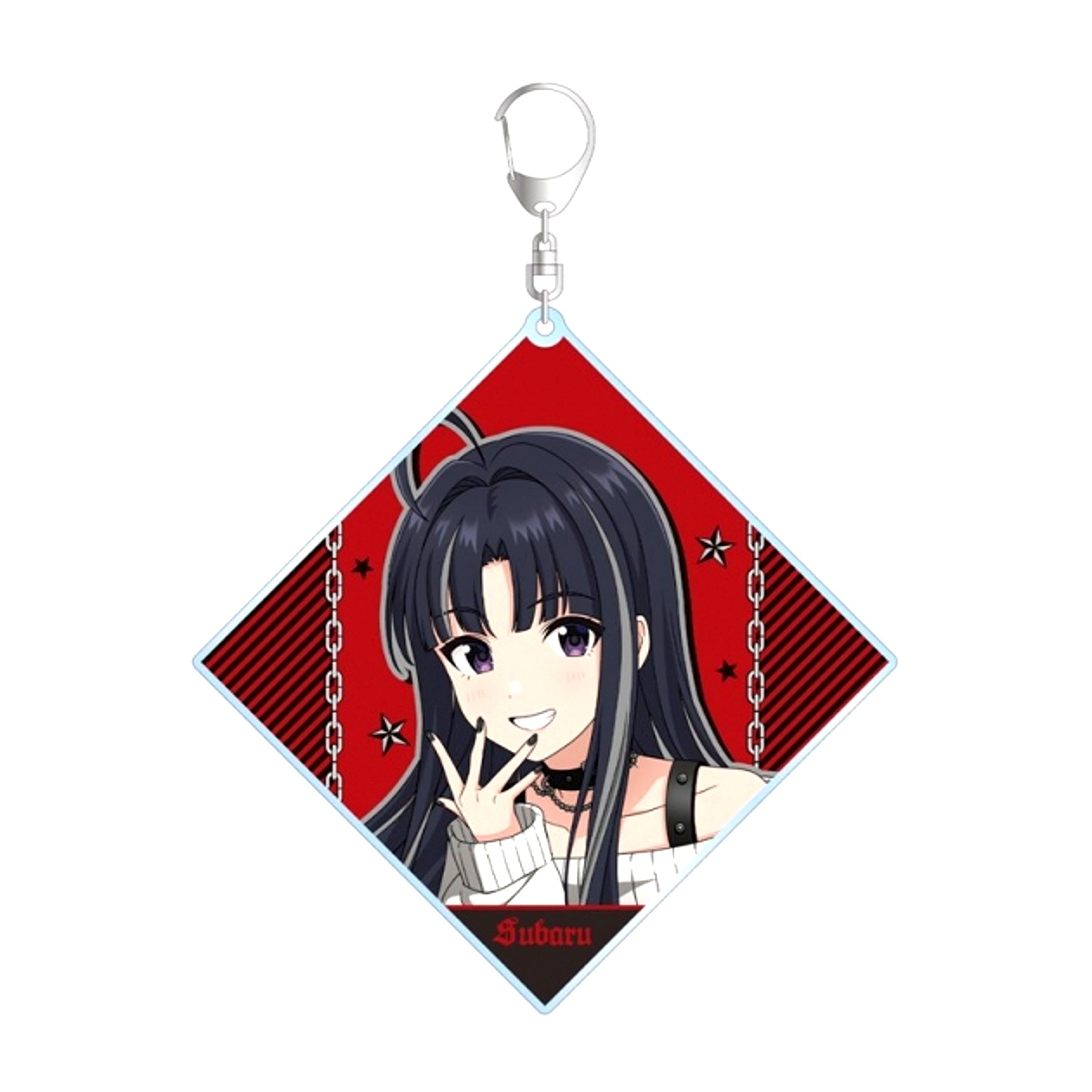Girls Band Cry Newly Drawn Subaru Awa Punk Fashion ver. BIG Acrylic Keychain [NEW]
