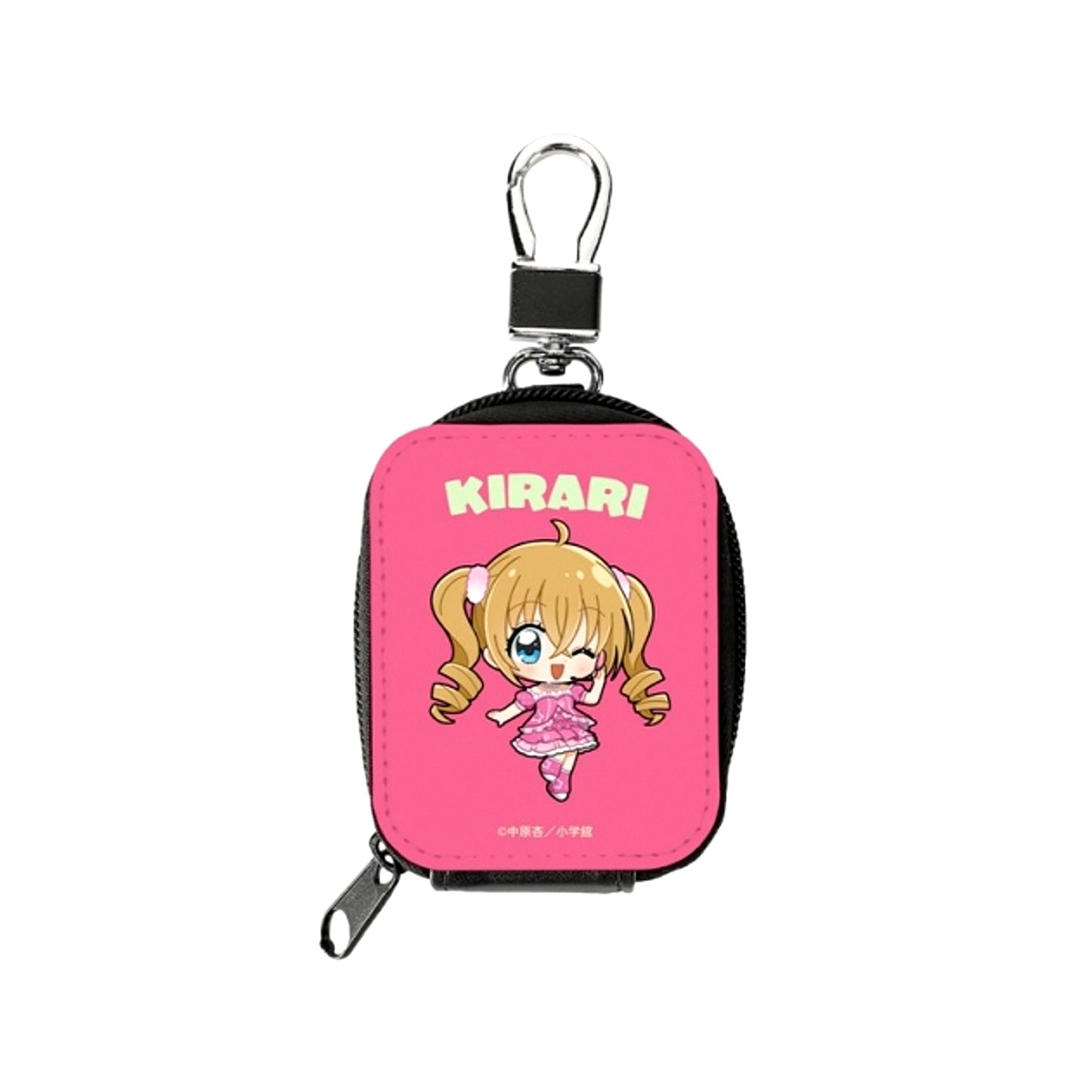 Kirarin Revolution Kirari Tsukishima Chibi Character Music ver. Synthetic Leather Mini Pouch [NEW]