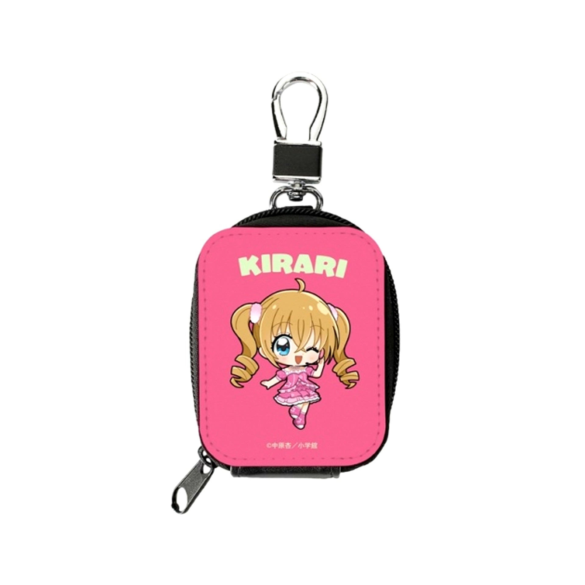 Kirarin Revolution Kirari Tsukishima Chibi Character Music ver. Synthetic Leather Mini Pouch [NEW]