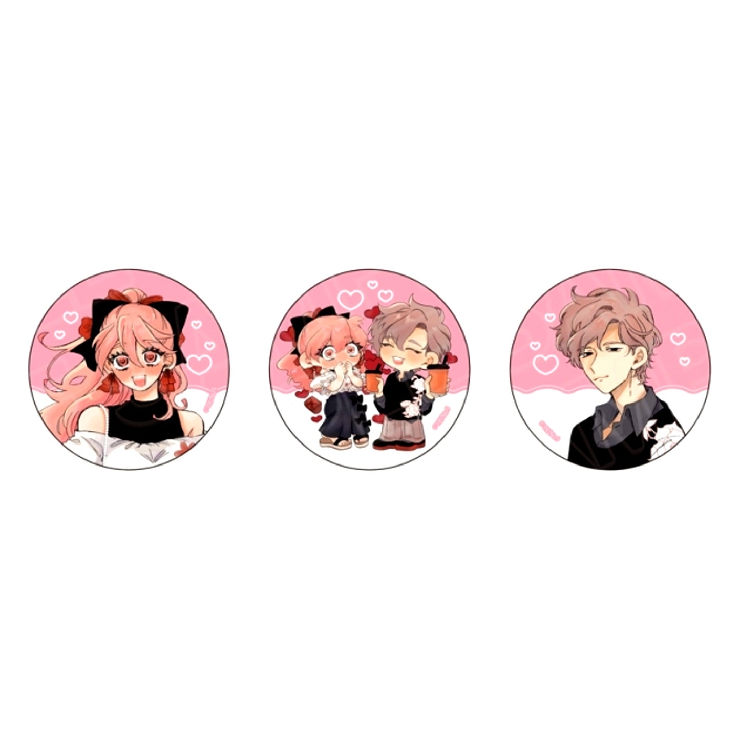 Haruno-san no Koto Nante Zenzen Suki Can Badge Set (Reissue) [NEW]