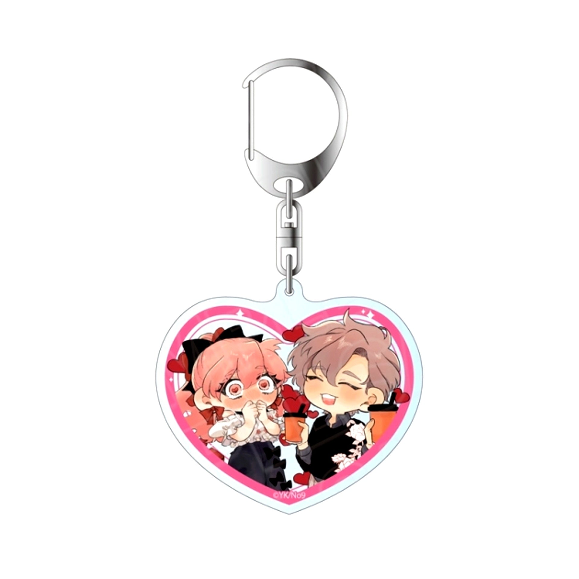Haruno-san no Koto Nante Zenzen Suki Hologram Keychain Deformed ver. (Reissue) [NEW]