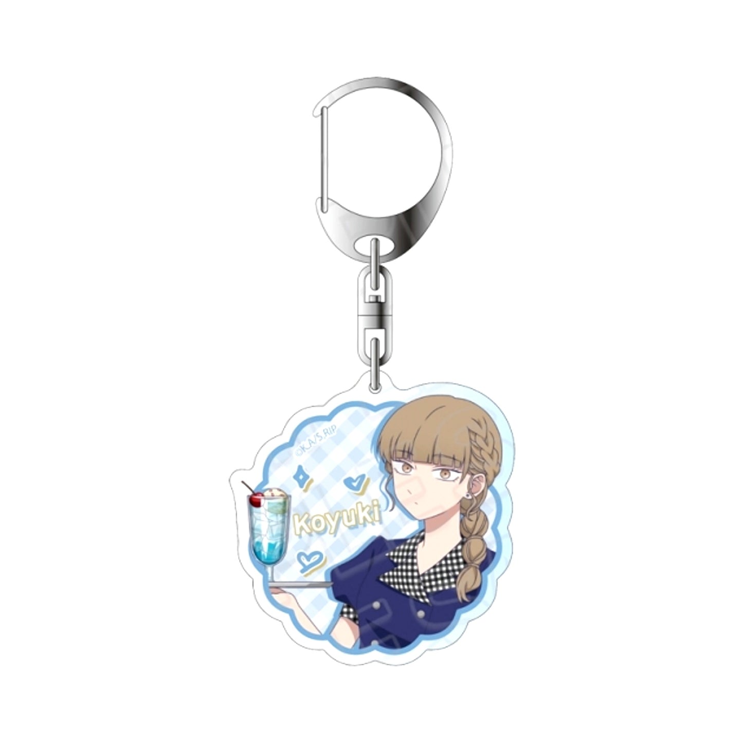TV Anime Koori no Jouheki Acrylic Keychain Koyuki Hikawa cafe ver. [NEW]