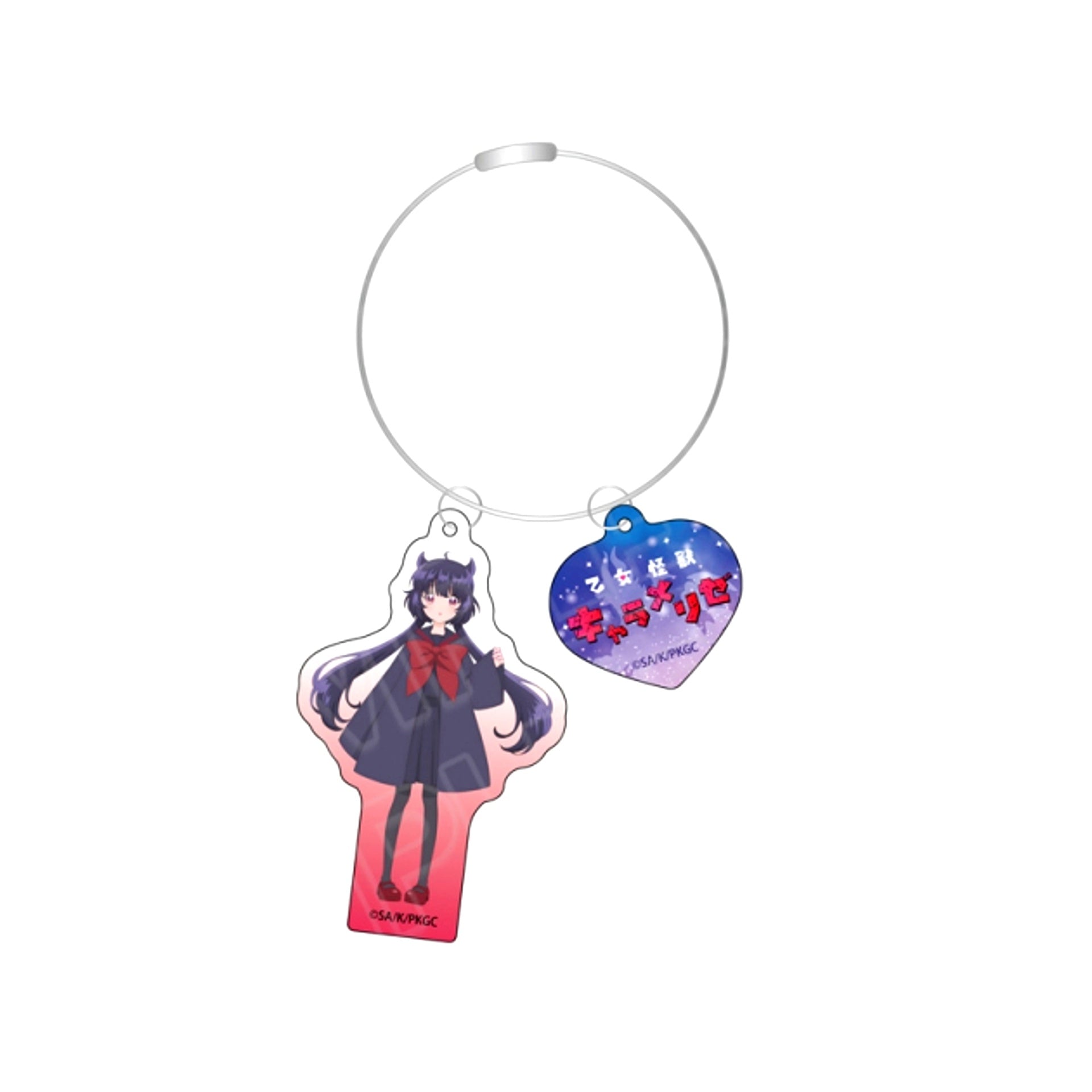 Otome Kaijuu Caramelise TV Anime Wire Keychain Akaishi Kuroe (Reissue) [NEW]