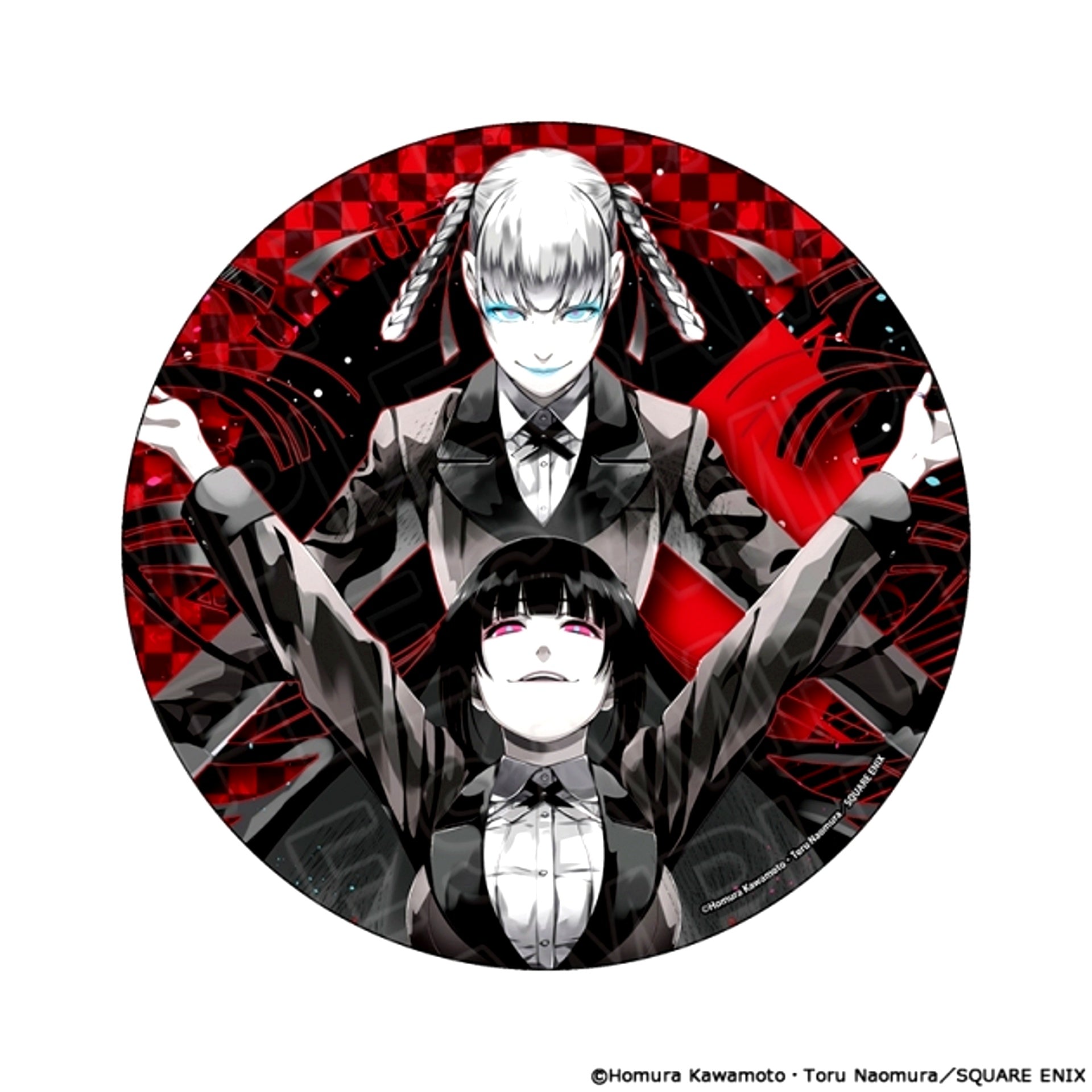 Kakegurui Big Can Badge PALE TONE series Yumeko Jabami & Kirari Momobami vol.4 [NEW]