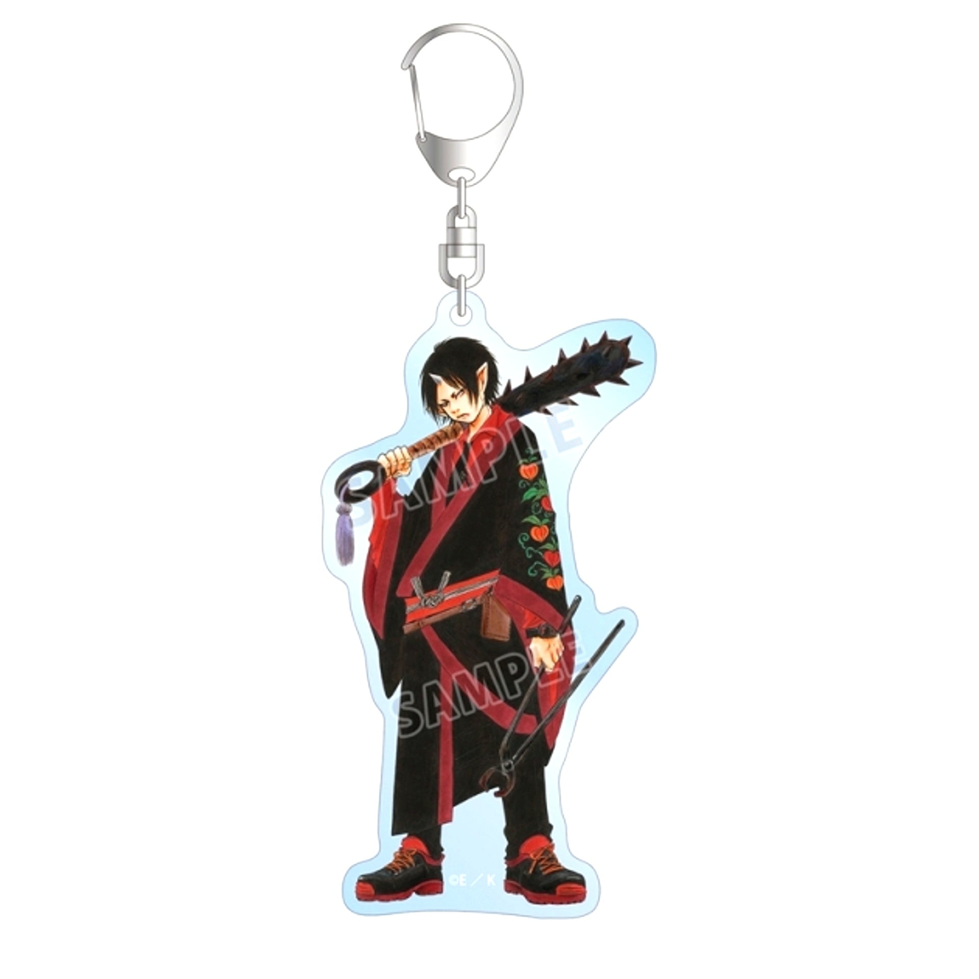 Manga Hozuki's Coolheadedness Natsumi Eguchi Newly Drawn Hozuki Kimono Arrange ver. BIG Acrylic Keychain (Animate Advance Sale) [NEW]