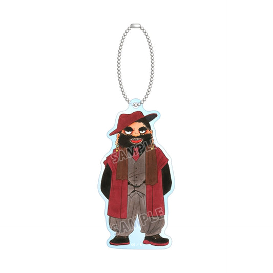 Manga Hozuki's Coolheadedness Natsumi Eguchi Newly Drawn King Enma Chibi Character Japanese Attire Arrangement ver. BIG Acrylic Keychain (Animate Advance Sale) [NEW]
