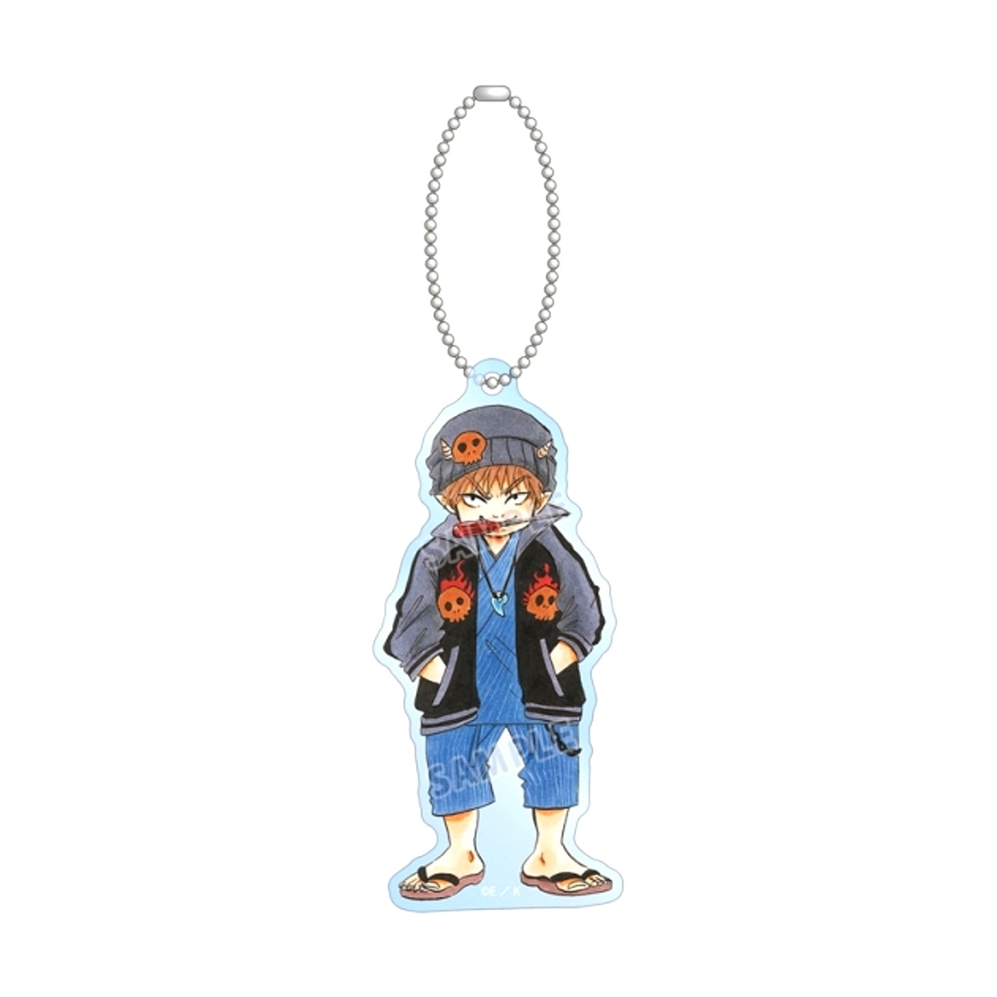 Manga Hozuki's Coolheadedness Natsumi Eguchi Newly Drawn Uzu Chibi Character Japanese Clothing Arrangement ver. BIG Acrylic Keychain (Animate Advance Sale) [NEW]